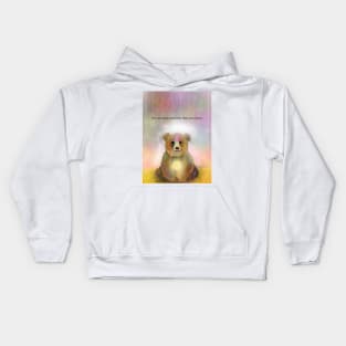 You are more powerful than you know, spirit animal, bear Kids Hoodie